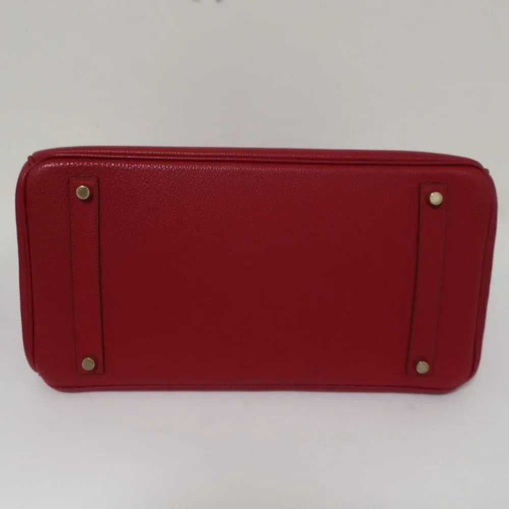 HERMES BIRKIN 35CM ROUGE GARANCE TOGO LEATHER GOLD HARDWARE 2008 - Picture 3 of 14
